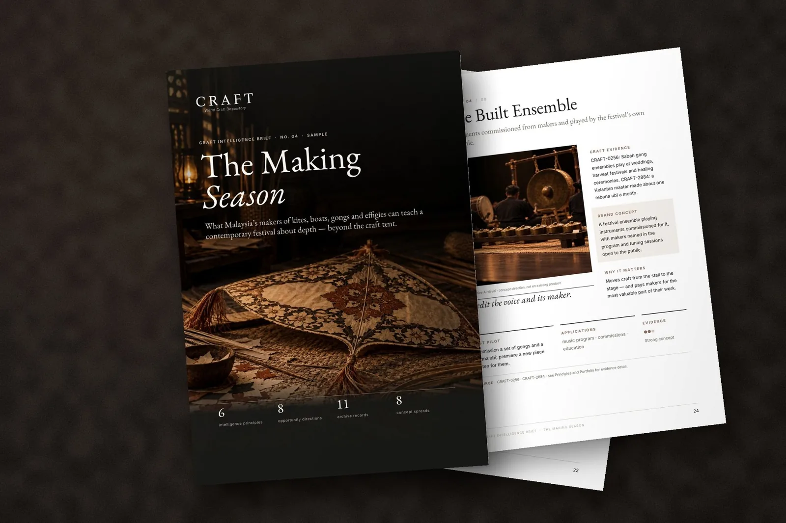 Cover of the sample CRAFT Intelligence Brief 04: The Making Season